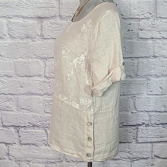 Lungo L'Arno linen blouse - Picture 2 of 7